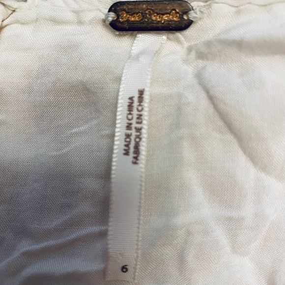 Free People Ecru Lace Elegant Dress - Picture 6 of 10